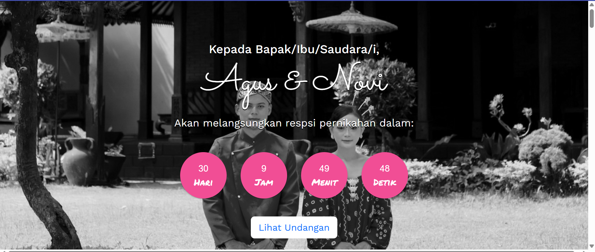 Website Undangan Digital
